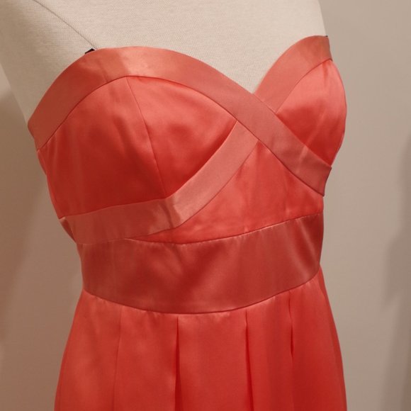 Laundry by Shelli Segal Coral Strapless Cocktail Dress- Sz. 12 - Picture 5 of 11